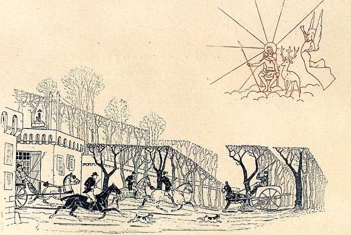 Illustration tirée du Traité de chasse du lièvre dans le Poitou - Louis de La Roulière (1888) - Pairault (Paris) - BnF (Gallica) (16)